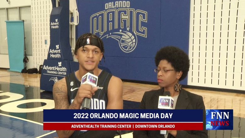 Paolo Banchero on Season Expectations - 2022 Orlando Magic Media Day | FNN NEWS TV