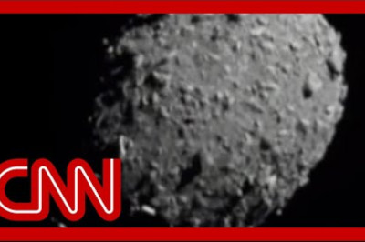 See the moment NASA’s DART spacecraft collides with asteroid