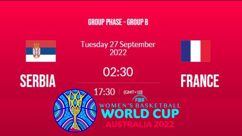 Serbia vs France FIBA Women Basketball World Cup / IntergaSports