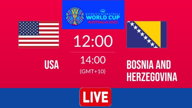 USA vs Bosnia and Herzegovina fiba womens basketball world cup 2022 live scoreboard play by play