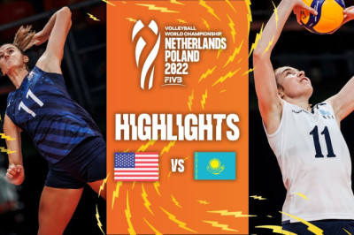 🇺🇸 USA vs. 🇰🇿 KAZ - Highlights  Phase 1 | FIVB Women's World Championship 2022