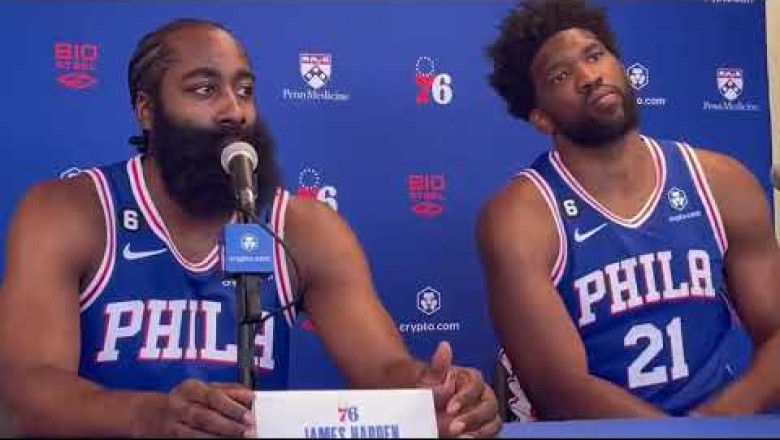 "100 pounds" 💀 James Harden on the weight he lost this offseason