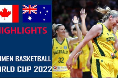 Australia W vs Canada W MATCH Highlights | Women's Basketball World Cup 2022 | 9.26.2022