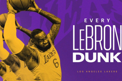 Every LeBron James Dunk as a Laker...So Far