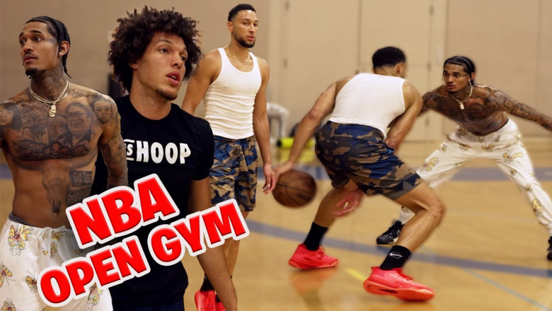 Ben Simmons, Jordan Clarkson, Rajon Rondo, &amp; Aaron Gordon Go OFF at *EXCLUSIVE NBA RUN*