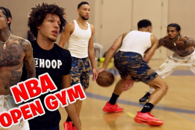 Ben Simmons, Jordan Clarkson, Rajon Rondo, & Aaron Gordon Go OFF at *EXCLUSIVE NBA RUN*