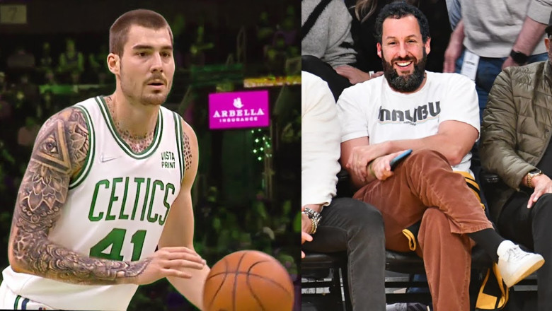 "JUANCHO HERNANGOME Not as Good as Bo Cruz!" Boston Celtics NBA Highlights