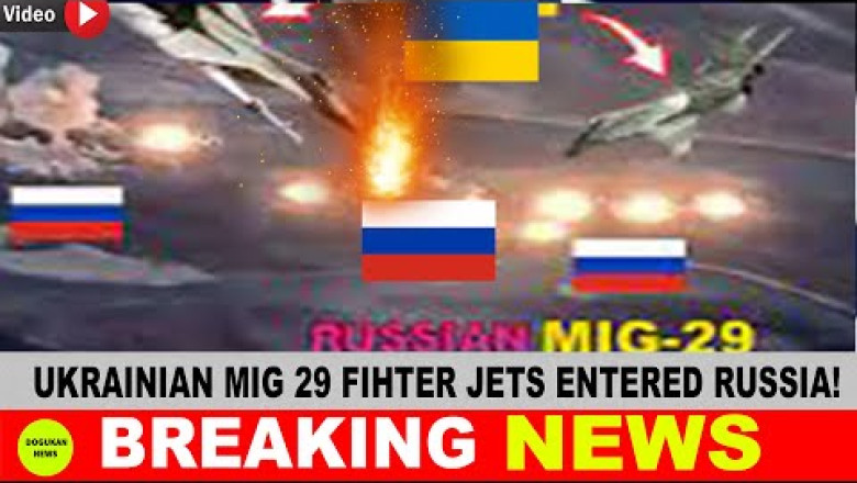 Officially Announced Ukrainian Mig-29 fighter jets entered Russia! Air defence didn`t expect this