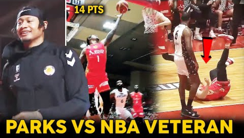Parks immediately fought NBA Veteran, was overturned by the import! | Ray Parks made it rain three!