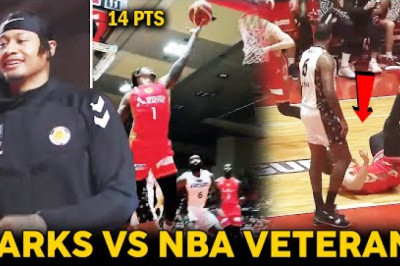 Parks immediately fought NBA Veteran, was overturned by the import! | Ray Parks made it rain three!