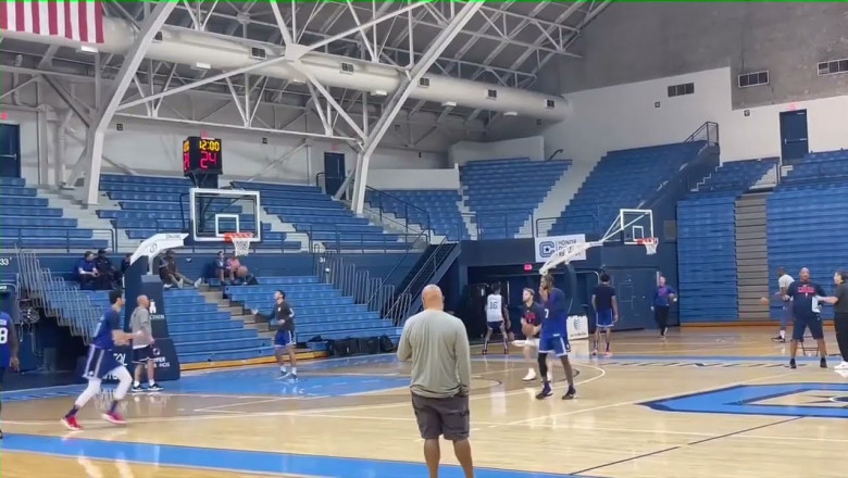 Sixers first pre season training camp practice- Tyrese Maxey, James Harden &amp; Joel Embiid