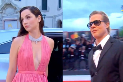 Ana de Armas and Brad Pitt Premiere BLONDE at Venice Film Festival