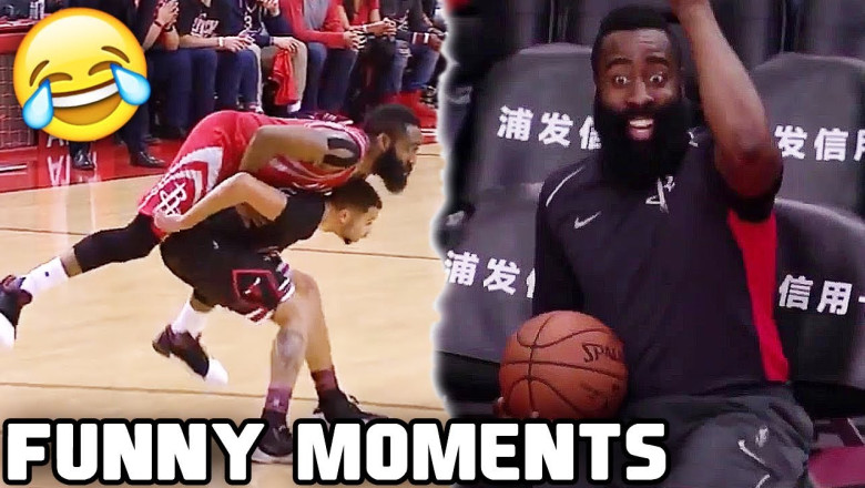 JAMES HARDEN FUNNY MOMENTS