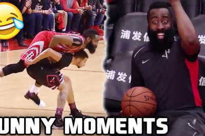 JAMES HARDEN FUNNY MOMENTS