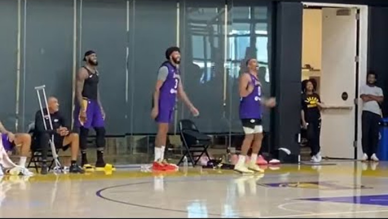 Lebron James Loses To Russell Westbrook And Anthony Davis In 3 Point Lebron James Loses To Russell Westbrook And Anthony Davis In 3 Point