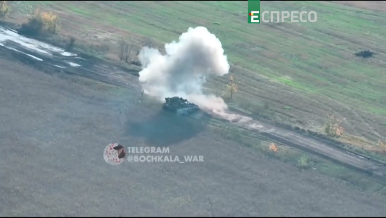 Paratroopers of the 95th Brigade destroyed a Russian tank during the assault on Olhivka in Kharkiv Oblast