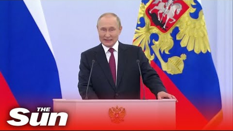 Putin Declares Annexation Of Ukrainian Lands During Kremlin Ceremony ...