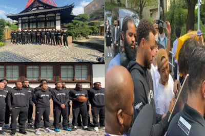 Warriors Enjoying in Tokyo Tower Japan 🇯🇵
