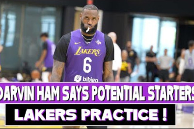 Lakers Practice ! Darvin Ham releases potential starters for preseason game