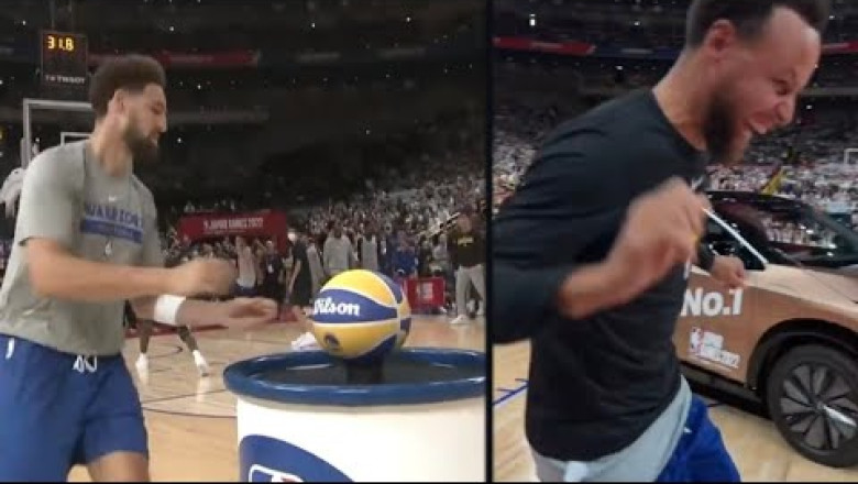 Warriors &amp; Wizards Dunk Contest and Three Point Contest in Japan - Full Highlights