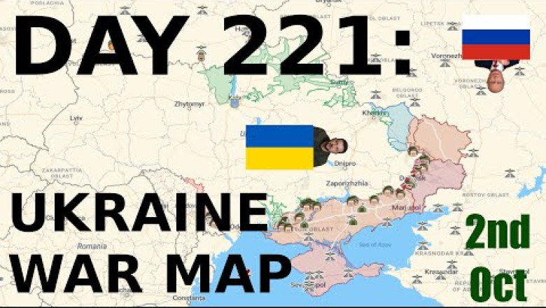 Day 221: Ukraine War Map