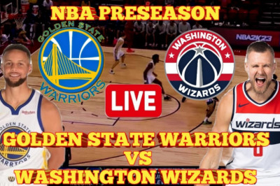 Golden State Warriors vs Washington Wizards  NBA  live scoreboard playbyplay nba preseason