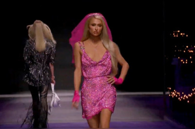Paris Hilton Closes Versace’s Runway Show at Milan Fashion Week!