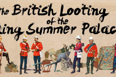 What did the British loot from the Old Summer Palace in Beijing?