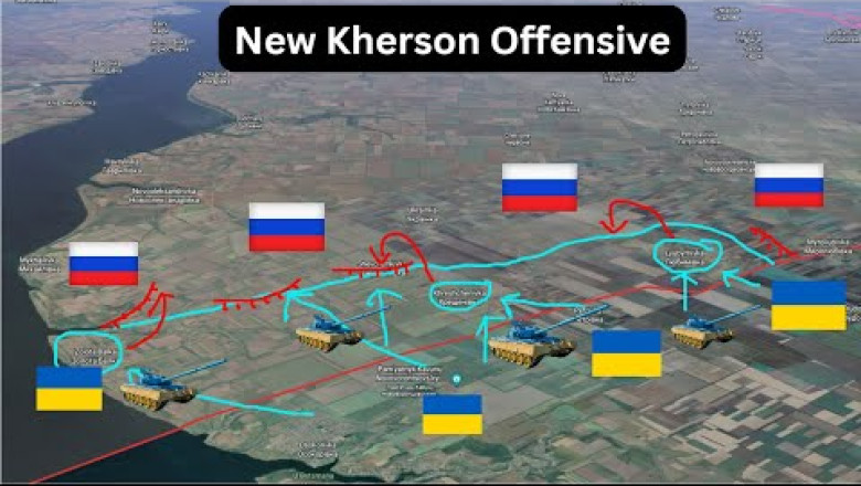 Ukraine War Map Ukraine Launches New Kherson Offensive Early Success Gaining Ground In Kharkiv 1664782786 B 