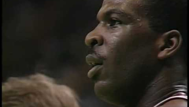 Chicago Bulls vs Boston celtics NBA 1986 playoffs game 2