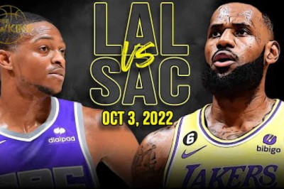 Los Angeles Lakers vs Sacramento Kings Full Game Highlights | Oct 3, 2022 | FreeDawkins