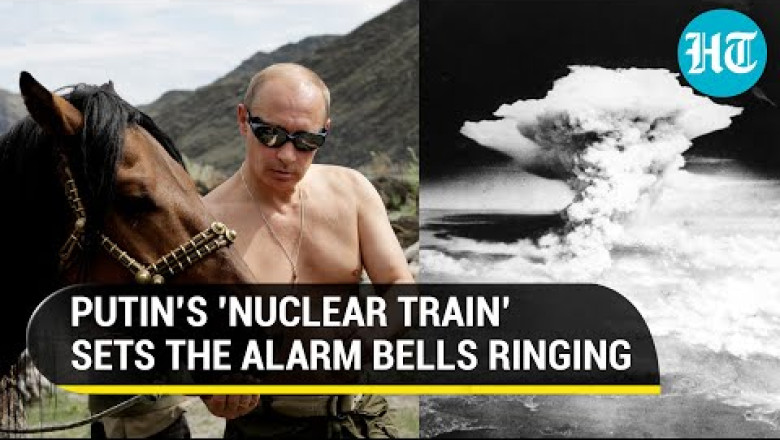 Putin orders Nuclear Military Train to Ukraine front line | 'Doomsday' submarine in the Arctic