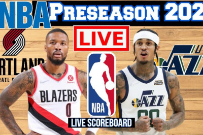 Live: Portland Trail Blazers Vs Utah Jazz | NBA Preseason | Scoreboard | Play by Play | Bhordz TV
