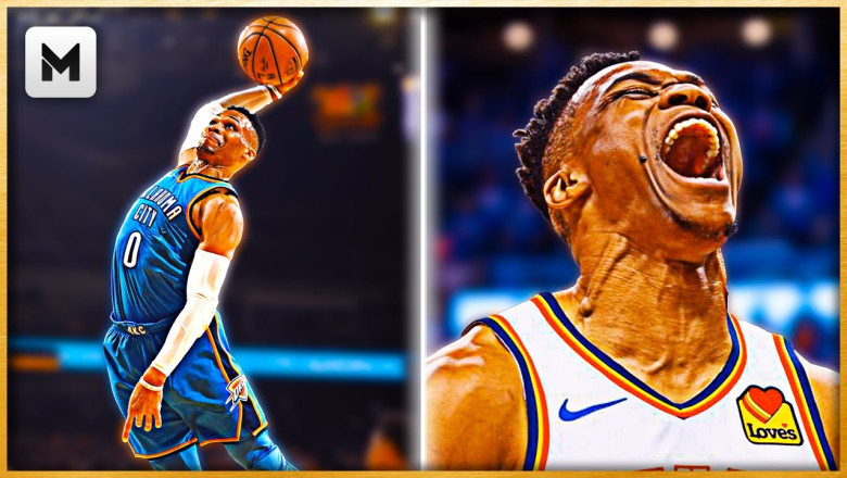 OKC Russell Westbrook WAS A MOOD! 😤