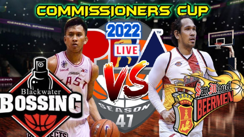 PBA LIVE!! BLACKWATER BOSSING VS SAN MIGUEL BEERMEN OCT 5, 2022