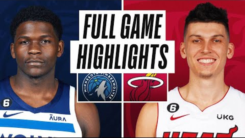 TIMBERWOLVES at HEAT | NBA PRESEASON FULL GAME HIGHLIGHTS | October 4, 2022