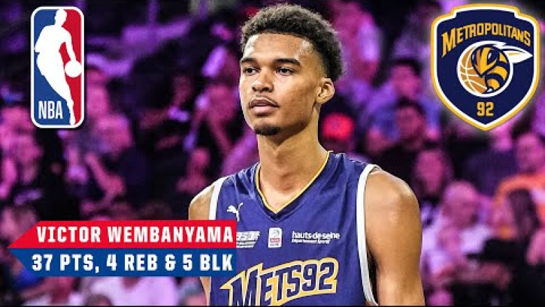 Victor Wembanyama LIVES UP to the hype 🔥 37 PTS, 4 REB &amp; 5 BLK in first professional US game