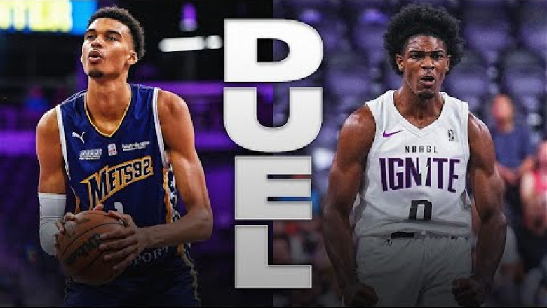 Victor Wembenyama (37 PTS) vs Scoot Henderson (28 PTS &amp; 9 AST) EPIC DUEL