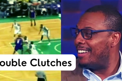 Kobe Hits Highly Contested Shot on Paul Pierce