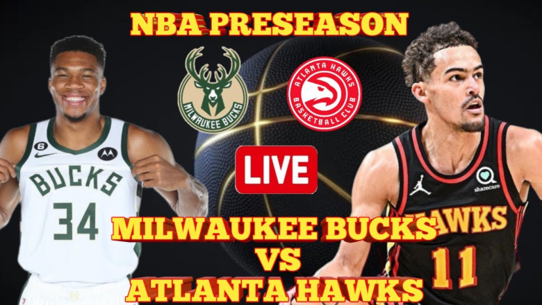 Milwaukee Bucks vs Atlanta Hawks NBA live scoreboard playbyplay nba preseason