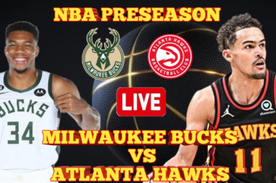 Milwaukee Bucks vs Atlanta Hawks NBA live scoreboard playbyplay nba preseason