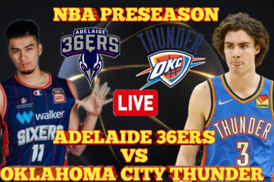 Adelaide 36ers vs Oklahoma City Thunder live scoreboard playbyplay nba preseason