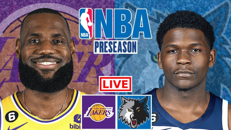 Los Angeles Lakers vs Minnesota Timberwolves | NBA Live Scoreboard 2022