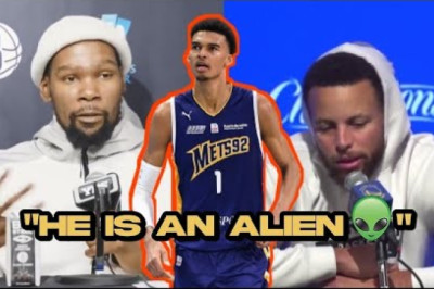 NBA Superstars React to 7'4 18 Year Old Victor Wembanyama 😱