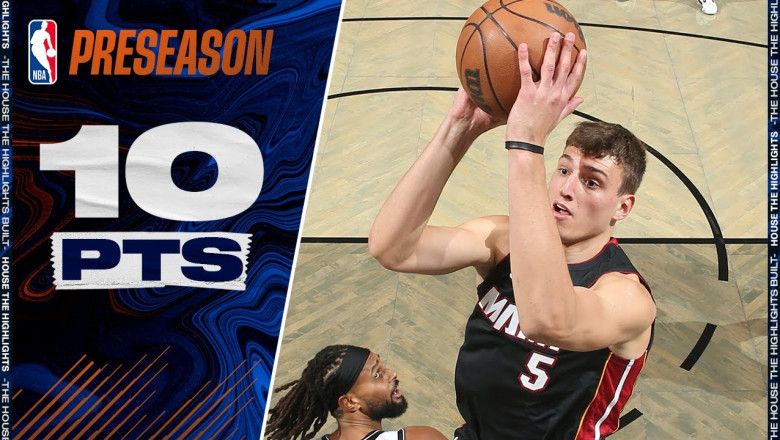 Nikola Jovic Looking Solid Tonight Against the Nets 👀