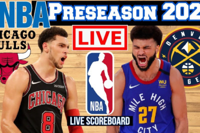 Live: Chicago Bulls Vs Denver Nuggets | NBA Preseason | Scoreboard | Play by Play | Bhordz TV