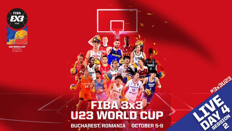 LIVE 🔴| FIBA 3x3 U23 World Cup 2022 | Day 4/Session 2