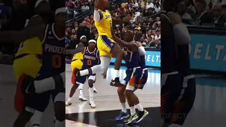 LeBron just bullying the Suns 🐐 #shorts