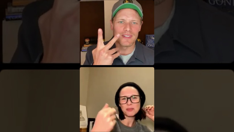 Sam Heughan and Caitriona Balfe did an Instagram live Q &amp;A 5/2/2022