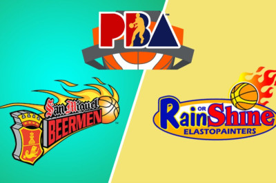 San Miguel Beermen vs Rain or Shine Elasto  PBA Live Scoreboard Interga Sports
